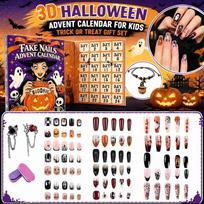 3D Halloween Advent Calendar 130 or Party Favors Gift Bundle for Kids One Size