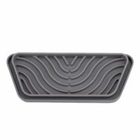 Easy-To-Clean Water Dispenser Drip Tray Silicone Spills Water Pad Drip Catcher Tray  Kitchen Trapezoid grey
