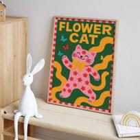 Diamond painting kit. full diamond round mosaic flower cat butterfly handmade. home decoration gift Round 20x30cm