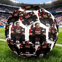1pc Kakas Ac Milan Legacy Soccer Balls Standard Size 5 Machine-Sports League Outdoor Match Football Training Ball Futbol VoetbalY070830 Size 5