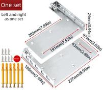Invisible Design Cabinet Support Rack Exposed Mounting Wall Connectors Hardware  TV Cabinet Support 1 Pair