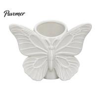Eyebrow Pencil Storage 3D Printed Butterfly Pen Holder, Embossed Desk Organizer for Pencils Cream Color Cup Makeup Brushes, Large Capacity Box balta