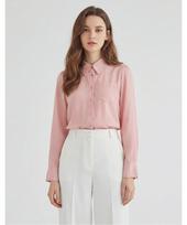 Misens Front Pocket Collared Blouse_Mb43Blmd01Z Pink(Pk)/5(55)