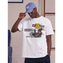 BD Motorcycle Joe Bar Team Uniform T-Shirt, Short Sleeve T-Shirt 3XL balta
