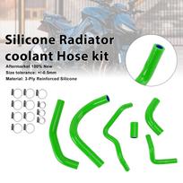 Silicone Radiator coolant Hose kit For Kawasaki Z1000 Z1000SX Z1100 Green