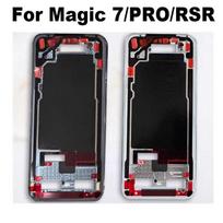 For Huawei Honor Magic7 PRO Middle Frame Front Bezel Lcd Holder Rear Plate Chassis Magic 7 Replacement Magic7 Black