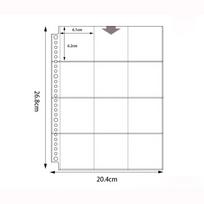 Inner Page Card Binder B5 Photocard Binder Sheets Transparent PP Acid Free Multiple Pockets Sleeve Photo Album Refill Pages