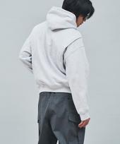 Mania Mass White Melange Fleece Hoodie (Cocus Hd) White Melange/Free