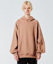 Zensai Oversized Cutout Hoodie Beige L