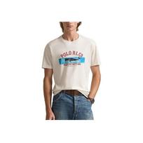 Polo Ralph Lauren Logo Round Neck Short Sleeve T-Shirt Men Tops White 710965007-001 L white