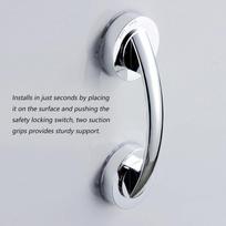No punching Bathroom Suction Cup Handle Grab Bar for Shower Room Safety Door Handle Anti slip Handrail Bathroom Grab sidabras