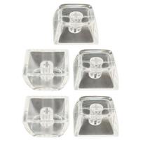 5/10PCS 1U Keycaps, Transparent with Backlit Stain Resistant Enhances Typing For Mechanical Keyboards