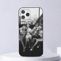 Sex and the City telefono dėklas iPhone 15,14,13,12,11,Plus,Pro Max,XS,X,XR,SE,Mini,8,7 modeliams, minkšto silikono, juodas dangtelis iPhone12mini gray