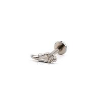 Titano Sparno Plokščio Galo Auskarai Studs 16G Labret Lūpos Stud Ausies Nosies Cartilage Tragus Conch Helix Pradūrimo Papuošalai gray