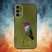 Colorful Bird Hummingbird Phone Case For Samsung S25,S24,S21,S22,S23,S30,Ultra,S20,Plus,Fe,Note,10,9,5G Black Cover Samsung S105G