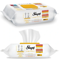 Drėgnos servetėlės ​​​​Sleepy paviršių valymui, Herbal 100vnt
