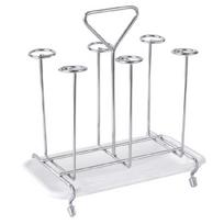 Convenient Water Cup Organizer Versatile Cup Drying Rack Stand with Drain Tray 1