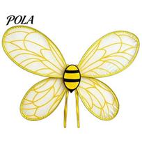 Skin-friendly Butterfly Wing Cape Cute Bee for Kids, Honey Festival Costume, Princess Girls Dress Comfortable Wings Toddlers Up Accessory Toddler A