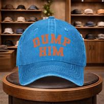 Mens DUMP HIM Text Baseball Cap Outdoor Fashion Adjustable Casual Hat Urban Style Lightweight Fashion Duckbill Cap Four 1pc