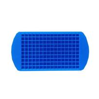 Reusable 160 Grid Ice Tray Easy Demoulding Ice Maker 1cm Ice Cube Square Ice Cube Mold  Oven mėlyna