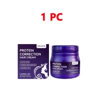 Keratin Protein Straightening Hair Mask Deep Repair for Dry Damaged Frizzy Hair Restore Softness Gloss Nourishing Hair Treatment 1pc