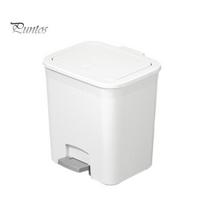Odor Proof Garbage Bin Pedal Trash Can, with Dual-mode Lid, Easy Access Splash Waste Container Odor-proof Slim Solid Color Basket, for Bathroom S balta
