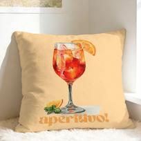 Aperols Spritz Pillow Cover  Custom Cushion Cover Funny Pillow Case For Wedding Party Home Decor 40x40cm