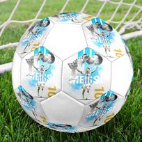 Lionel Messi Size 5 Soccer Ball, Machine-Stitched PVC, Durable & High Bounce, All Ages Fit, fan merchandise, matches & outdoor use.