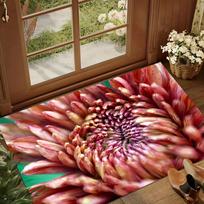 3D Dream Sun Flowers Nordic Daisy kilimas svetainės miegamojo namų dekoravimui, neslystantis dekoravimas sofos durų kilimėliui Dovanos vaikui 40x60CM