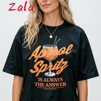 Aperol Spritz Unisexs Tshirt Funny Quotes Tshirts Retro Alcohol Drink T Shirt Cocktail Party Graphic Tees Unisex Tops Gifts S