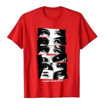 Filmo Aistra Nikki Akys Marškinėliai Unisex Gatvės Stiliaus Medvilniniai Madingi Trumpomis Rankovėmis Laisvi Marškinėliai Vasaros Dizainas Grafiniai Merch Marškinėliai S black