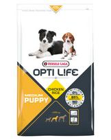 VERSELE-LAGA Opti Life Puppy MediumVidutinės veislės šuniukų naminiai paukščiai 25 kg (2 x 12,5 kg)