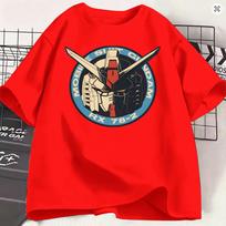 Gundam Pure Cotton T Shirt For Male Summer Streetwear TShirts O Neck Popular Tee Shirt Oversize Hot Sale Clothes S