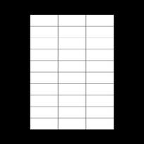 Printer A4 Office School Supplies Splitting Package Label Tag Self Adhesive Sticky White Stickers 5 Sheetsx30 Labels Per A4 Sheet