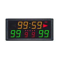 GANXIN Portable Multisports Electronic Score Keeper LED Basketball Digital Scoreboard with Remote Control Rechargeable Battery