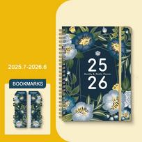 To Do List Schedule Planner Notepad 12 Months Binder Coil Notebook English Notebook  Business Style 2