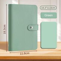 Fun $1000 Money Savings Challenge Binder Clear Cash Budget Notebook  Money Notebook žalia