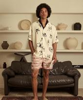 Lazy Fight Club Viscose Shirt White/S