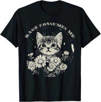 Rage Consumes Me Funny Kitten Cat Lover Gift T Shirt S