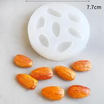 Non-Stick 3D Nut Silicone Mold Reusable Heat Resistant Chocolate Baking Mold BPA Free Handmade Cake Decoration Tool DIY Molds migdolas