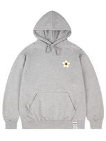 Graver [Unisex] Tyl Small Flower Dot Smile Hoodie_Gray Grey/Xl