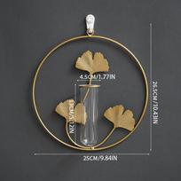 Meninis fonas Rankdarbiai Sieninis pakabinamas Vazos Sieninis Džiovintų gėlių ornamentai Geležiniai Namų dekoracijos