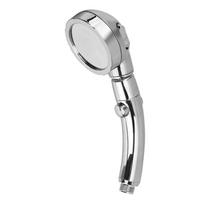 3 Spray Setting with ON/OFF Pause Switch Detachable Bathroom Supplies Adjustable Water Saving Shower Head 360 Degrees Rotating Handheld Shower Head  Silver