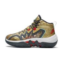 Li Ning patogūs ir ilgaamžiai krepšinio bateliai Vaikams Snikeriai Auksiniai YKBS086-5 38