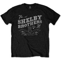 Vyriški marškinėliai Peaky Blinders The Shelby Brothers Slim Fit Juodi 4XL