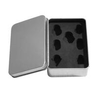 Metal Rectangle Silver Color Playing Cards Storage Box Money Coin Holder Boxes Candy Key Case Business Card Storage Box 1