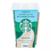 Šalta kava STARBUCKS CAFFE LATTE be pridėtinio cukraus, 220ML