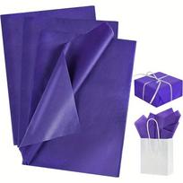 120 Sheets Dark Purple Tissue Paper Bulk Wrapping Tissue Paper for Gift Bags, 14 x 20 Inch Gift Wrap for Easter Birthday Graduation DIY Crafts Holiday violetinė