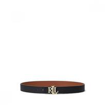 Lauren Ralph Lauren Logo Reversible Pebble Leather Belt Walrblt0f320125999 S