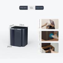 20 l automatinio jutiklio šiukšliadėžė Prabangus šiukšlių kibiras išmanusis jutiklis šiukšliadėžė vonios kambariui virtuvė tualetas šiukšliadėžė Smart Home Battery model